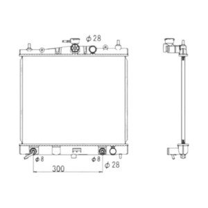 Радиатор охлаждения AS08158842