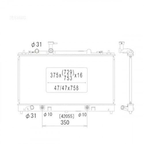 Радіатор охолодження AS08158844