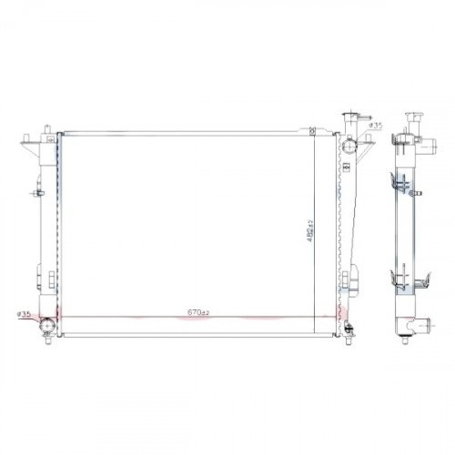 Радиатор охлаждения AS08158847