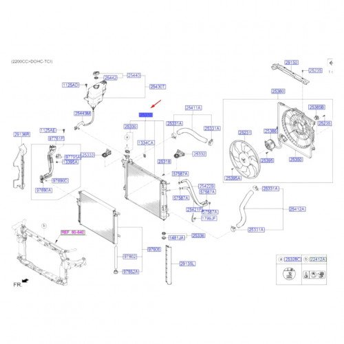 Радиатор охлаждения AS08158847