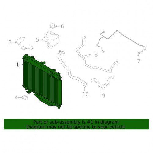 Радиатор охлаждения AS08158852