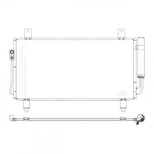 Радиатор кондиционера AS08158856