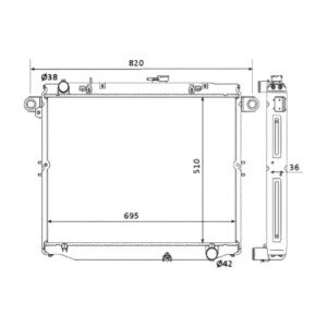 Радиатор охлаждения AS08158857