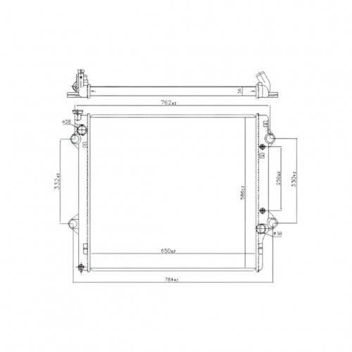 Радиатор охлаждения AS08158865