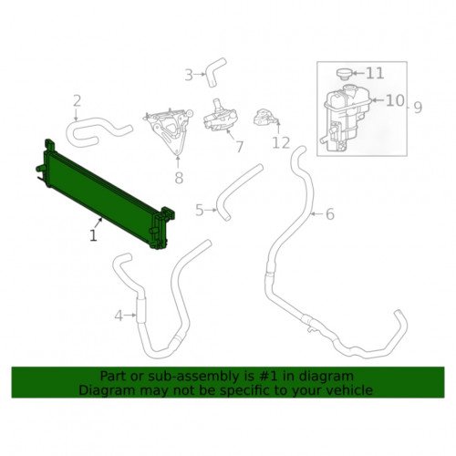 Радиатор охлаждения AS08158872