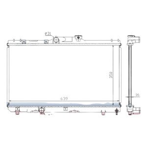 Радиатор охлаждения AS08158874
