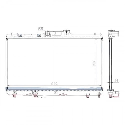 Радіатор охолодження AS08158874