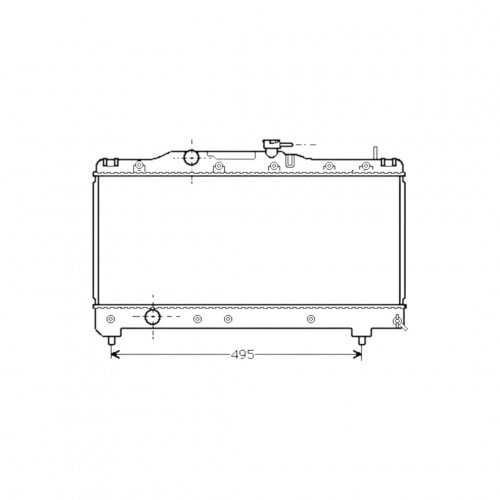 Радіатор охолодження AS08158875