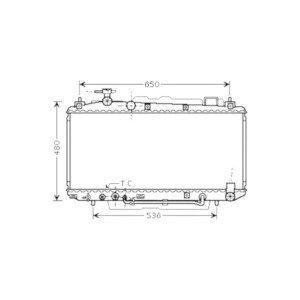 Радіатор охолодження AS08158876