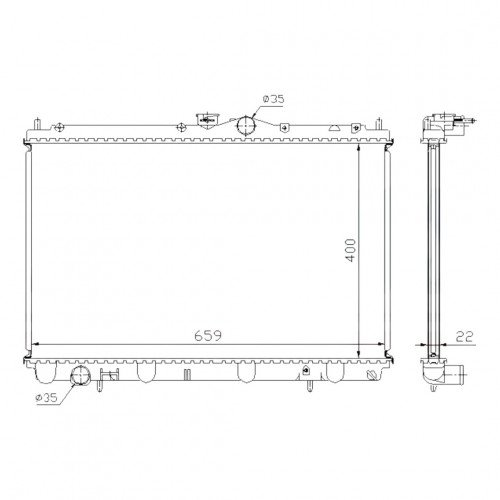 Радиатор охлаждения AS08158881