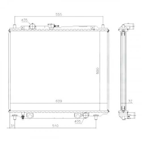Радіатор охолодження AS08158882