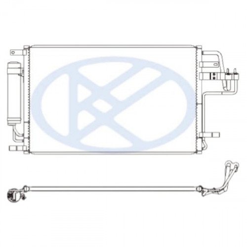 Радиатор кондиционера AS08158923