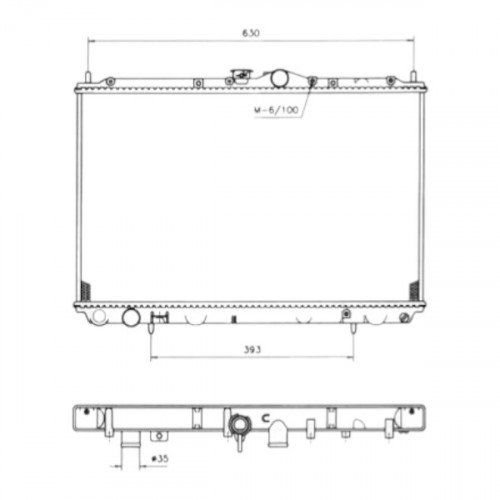 Радіатор охолодження AS08158934