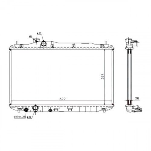 Радиатор охлаждения AS08158936