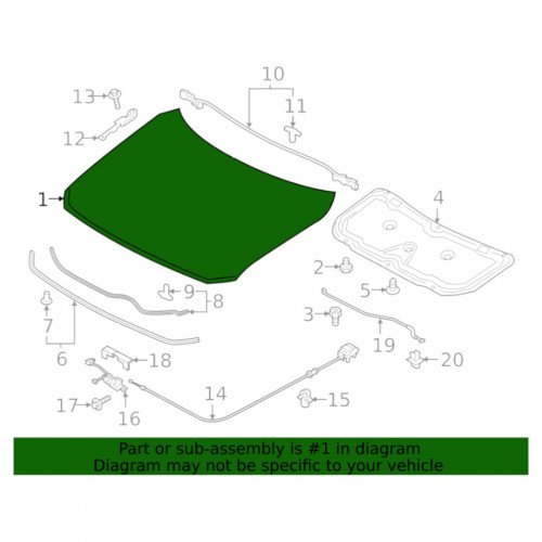 Капот AS08158518
