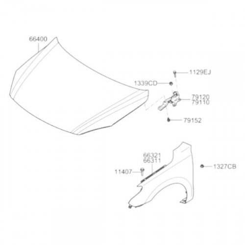 Капот AS08158550