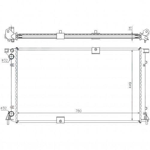 Радиатор охлаждения AS00092818
