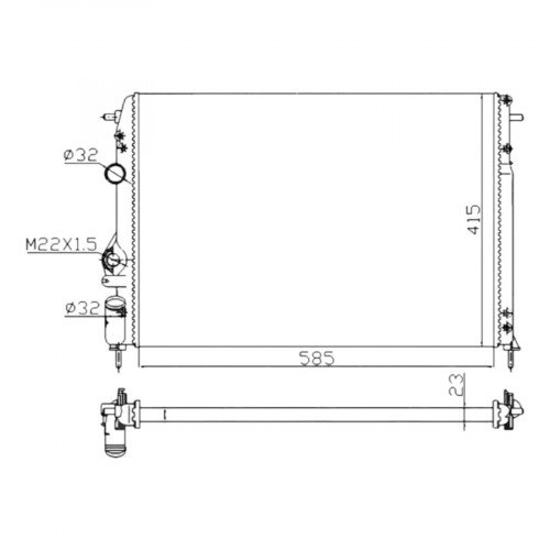 Радіатор охолодження AS00059249