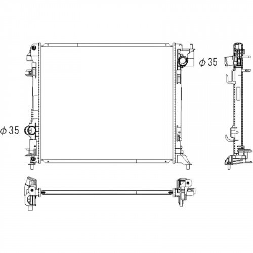 Радіатор охолодження AS08157551