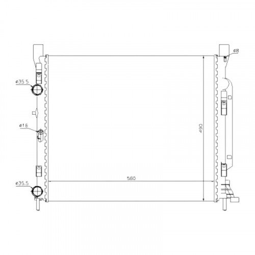 Радиатор охлаждения AS00092318