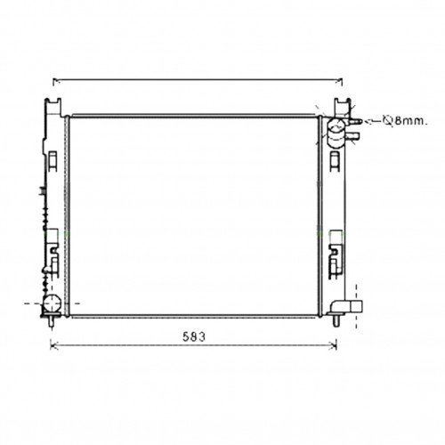 Радіатор охолодження AS00092405