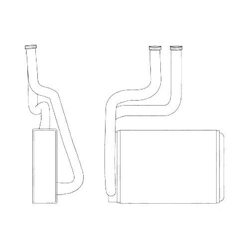 Радіатор печі AS00014980 на FORD MONDEO 2001-2003