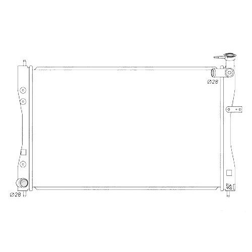 Радиатор основной AS00014740 на MITSUBISHI COLT (Z30) 2004-2009