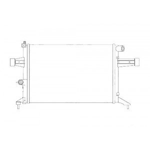 Радіатор основний AS00014778 на OPEL ZAFIRA 1999-2005