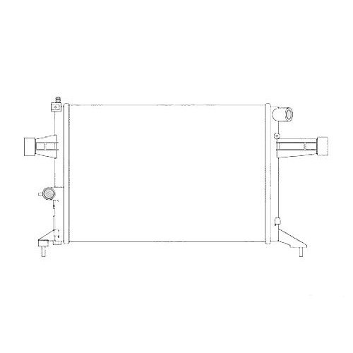 Радиатор основной AS00014778 на OPEL ASTRA G 1998-2009