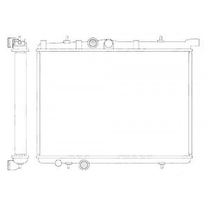 Радиатор основной AS00014829 на PEUGEOT 206 1998-2009