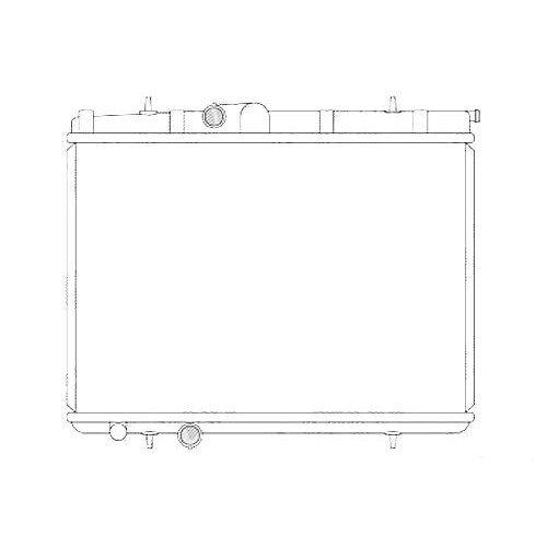 Радиатор основной AS00014832 на PEUGEOT 206 1998-2009