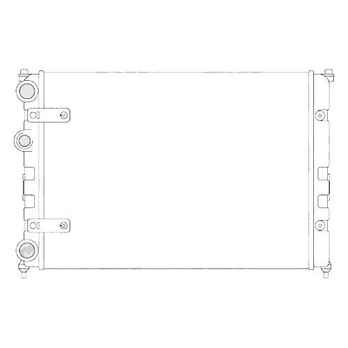 Радиатор основной AS07305559 на VOLKSWAGEN CADDY I 1995-2004