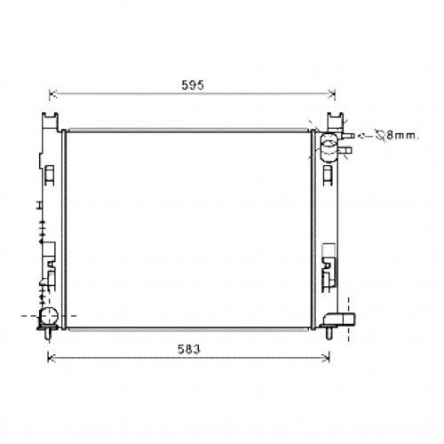 Радиатор охлаждения  AS05917673