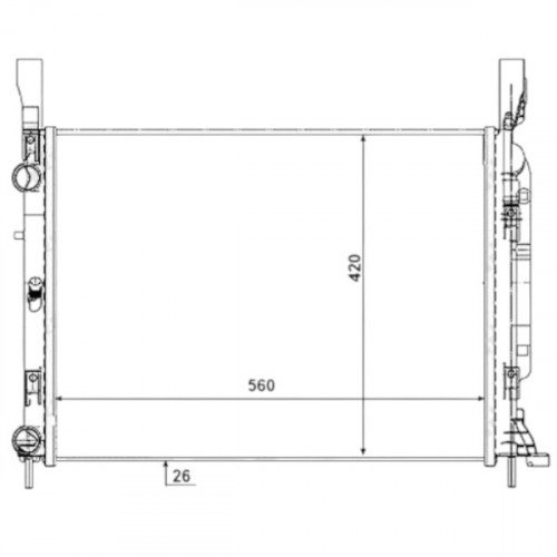 Радиатор охлаждения AS07003312