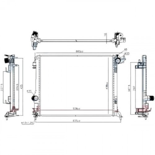Радіатор охолодження AS07713691