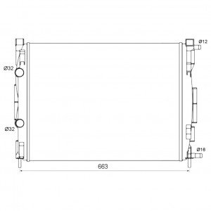 Радіатор охолодження AS08158190
