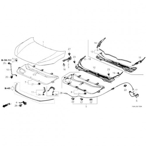 Капот AS08158405