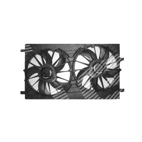 Дифузор радіатора та кондиціонера AS07330593 на JEEP COMPASS 2011-2016