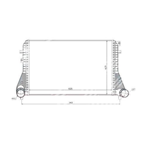 Інтеркулер AS00040072 на VOLKSWAGEN TIGUAN 2007-2011