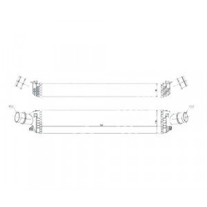 Інтеркулер AS07298625 на AUDI A7 (4G7) 2010-2018
