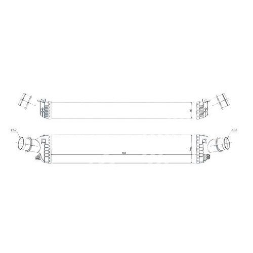Інтеркулер AS07298625 на AUDI A7 (4G7) 2010-2018