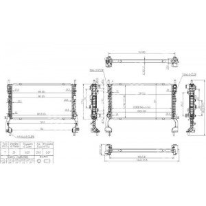 Радиатор AS00031313 на FORD MUSTANG 2014-2017