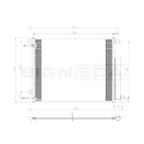 Радіатор кондиціонера AS00012987 на HONDA CIVIC 10 2016-