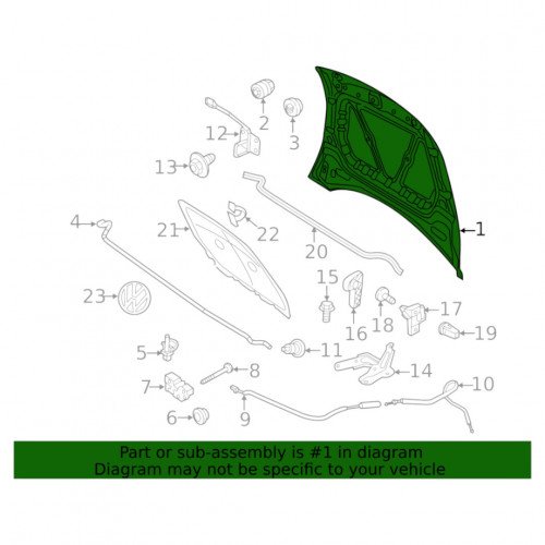 Капот AS08158388