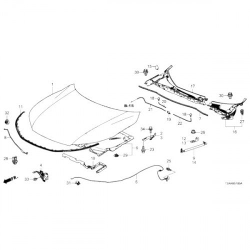 Капот AS08158588