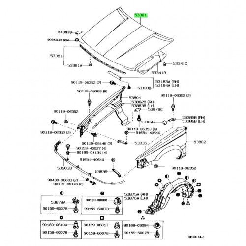 Капот AS08158628