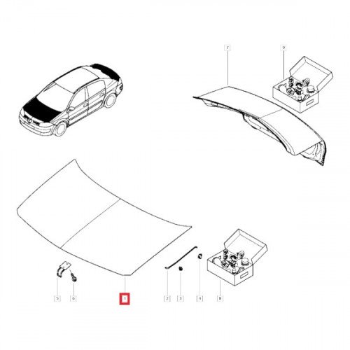 Капот AS08158715