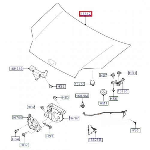 Капот AS08158758