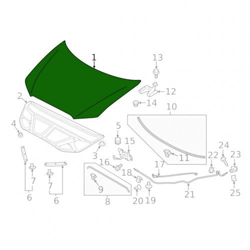 Капот AS08158213