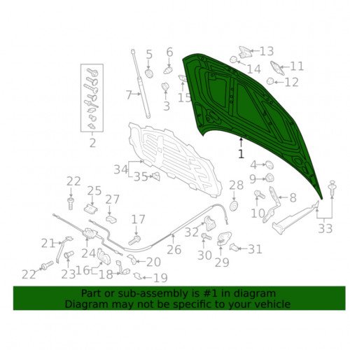 Капот AS08158641